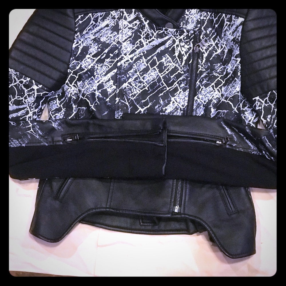 Brand new Leather BCBG Jacket